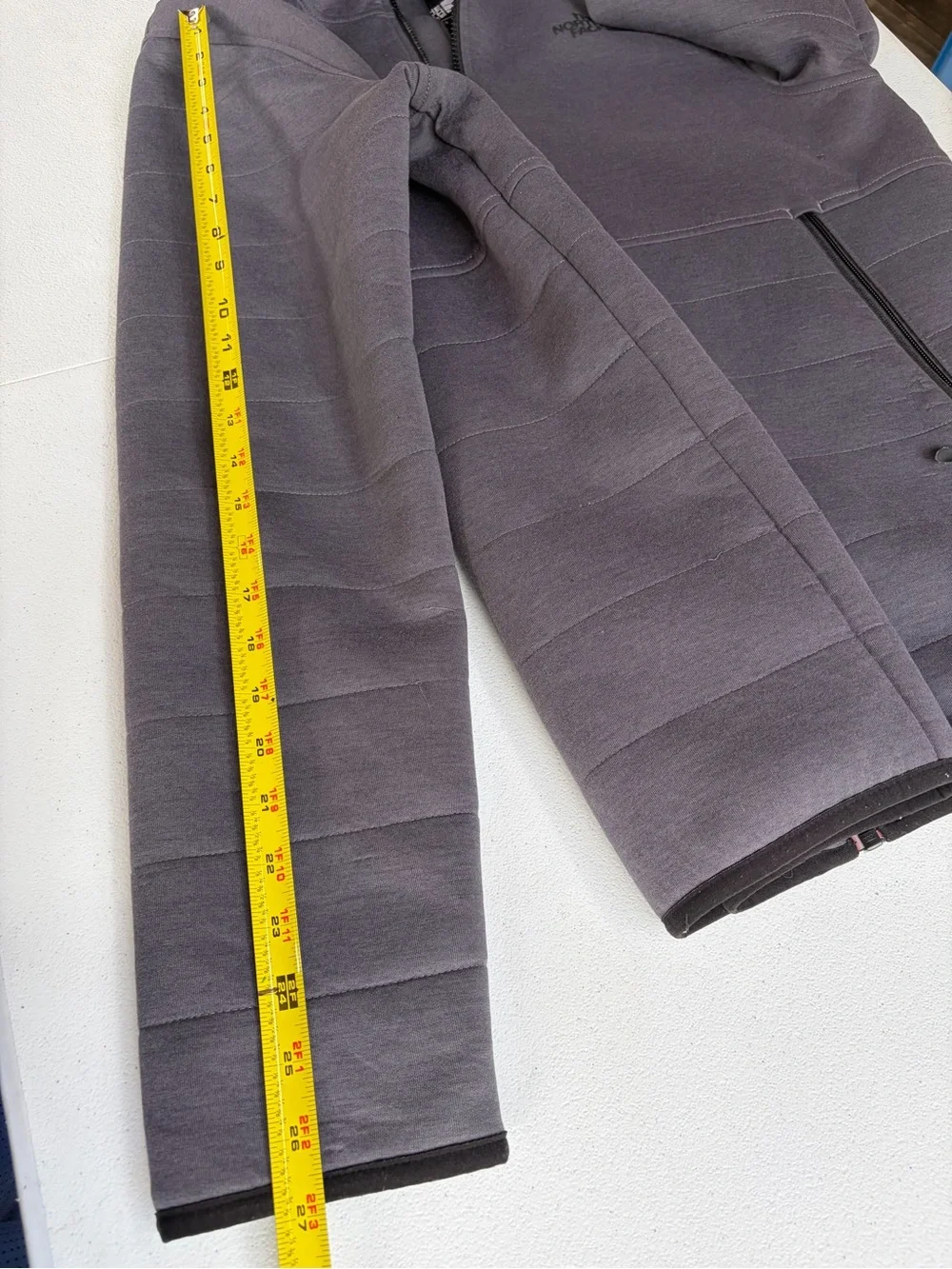 The North Face Men's Gray Hooded Full-Zip Performance Jacket
